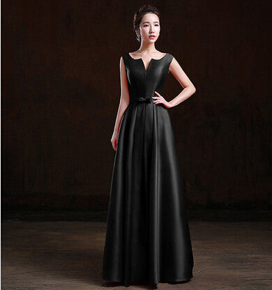 Mother Of the Bride Dresses 2016 Elegant Evening Dresses V-opening Lace-up Long
