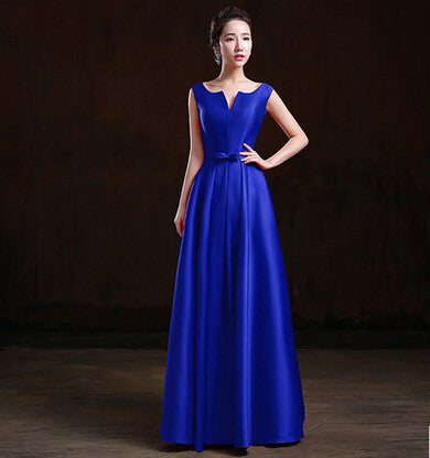 Mother Of the Bride Dresses 2016 Elegant Evening Dresses V-opening Lace-up Long