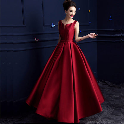 Mother Of the Bride Dresses 2016 Elegant Evening Dresses V-opening Lace-up Long