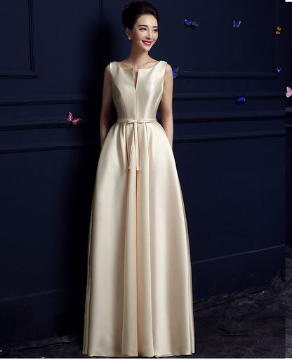 Mother Of the Bride Dresses 2016 Elegant Evening Dresses V-opening Lace-up Long