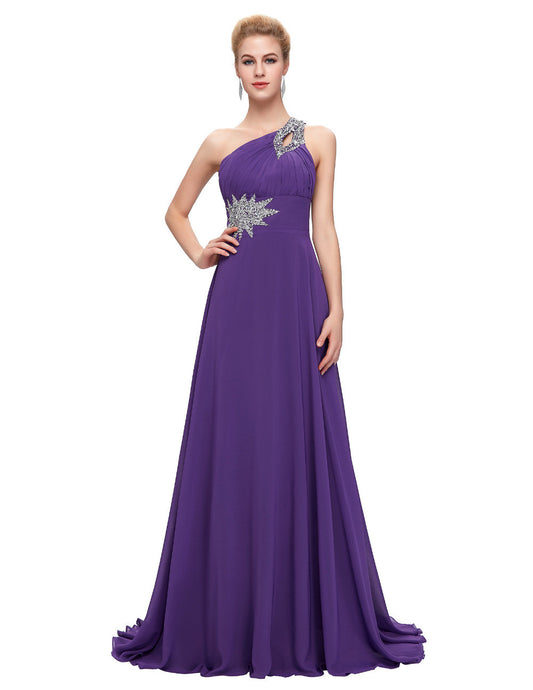 Grace Karin Sexy Cheap Long Evening Dresses 2016 Blue Red Purple Formal Evening - Shopy Max