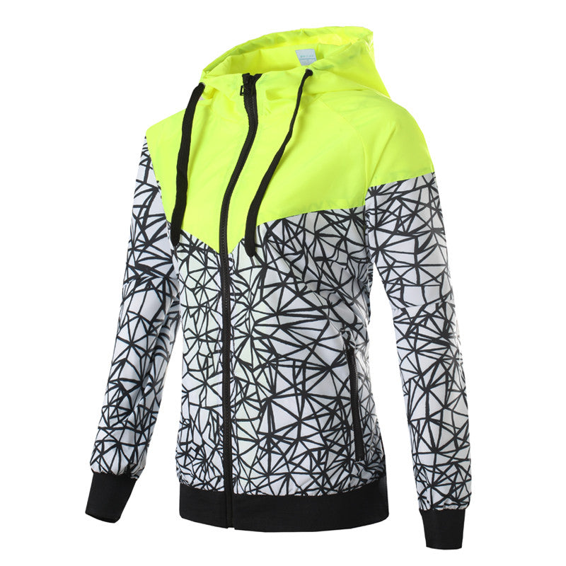 Spring And Fall New Women's sports jacket hooded jacket Women Fashion Casual Thin - Shopy Max