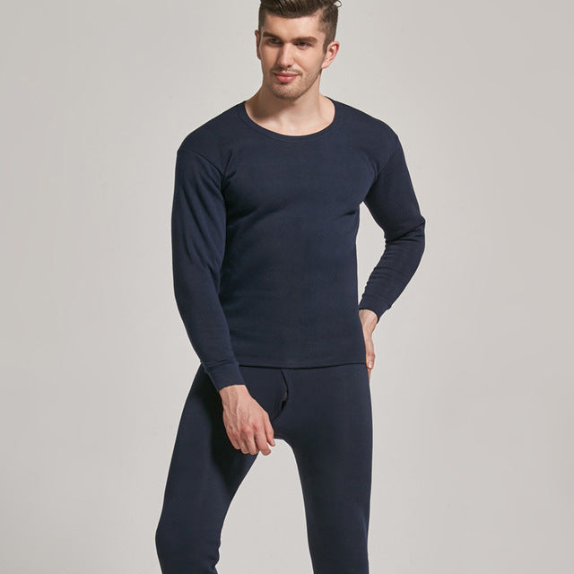 Czzlolo Winter Men Long Johns Thicken Mens Thermal Underwear Sets