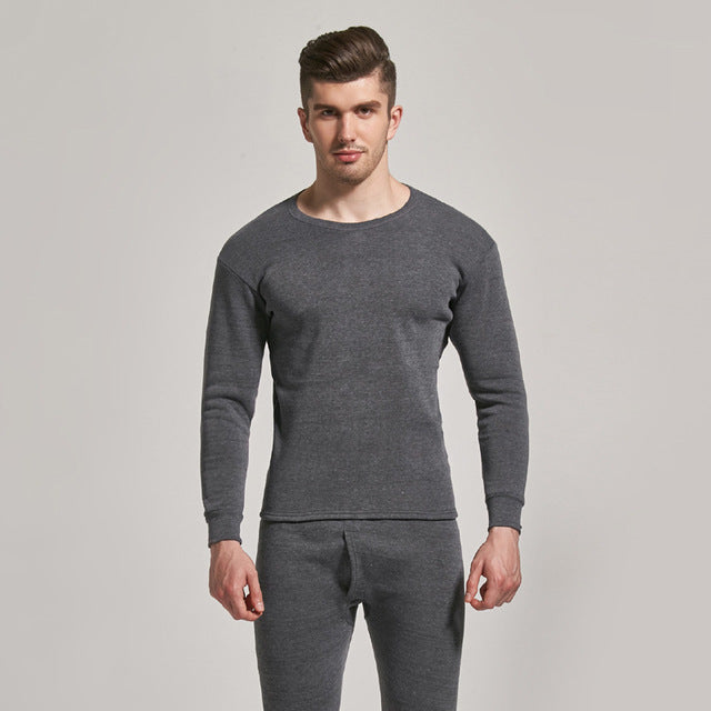 Czzlolo Winter Men Long Johns Thicken Mens Thermal Underwear Sets