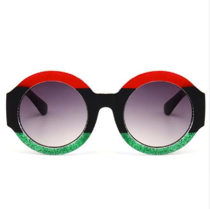 ROYAL GIRL NEW Designer Round Sunglasses for Women Retro Modern Shiny Shades ss126