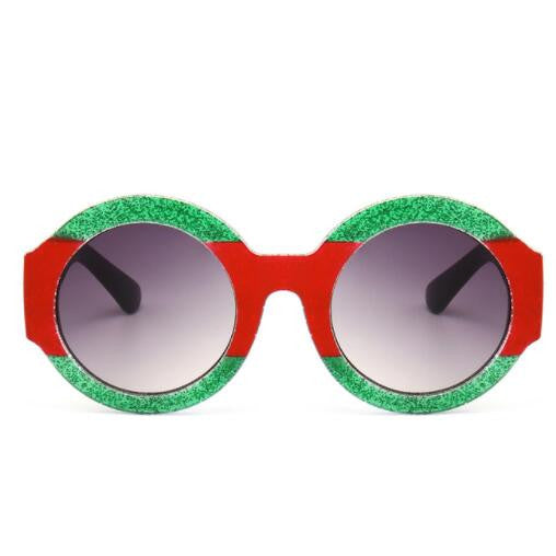 ROYAL GIRL NEW Designer Round Sunglasses for Women Retro Modern Shiny Shades ss126