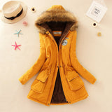 Winter Women Coat 2016 Parka Casual Outwear Military Hooded Coat Woman Clothes