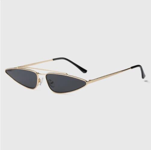 ROYAL GIRL New Designer Small Frame Sunglasses Women Vintage Cat Eye Metal Frame Shades Female Glasses ss768