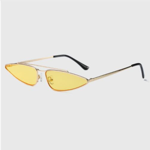 ROYAL GIRL New Designer Small Frame Sunglasses Women Vintage Cat Eye Metal Frame Shades Female Glasses ss768