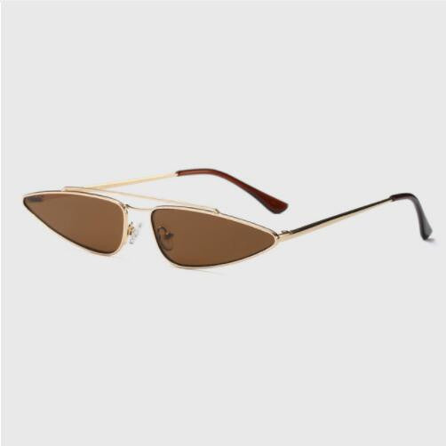 ROYAL GIRL New Designer Small Frame Sunglasses Women Vintage Cat Eye Metal Frame Shades Female Glasses ss768