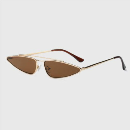 ROYAL GIRL New Designer Small Frame Sunglasses Women Vintage Cat Eye Metal Frame Shades Female Glasses ss768
