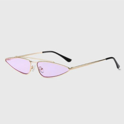 ROYAL GIRL New Designer Small Frame Sunglasses Women Vintage Cat Eye Metal Frame Shades Female Glasses ss768