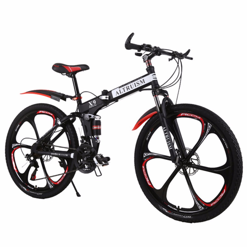 Hot Sale Altruism Mountain Bikes 26-Inch Steel 21-Speed Bicycles X9 Dual Disc Brakes Variable Speed