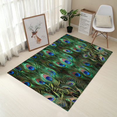 80*120cm Creative Europe Type 3D Printing Carpet  Hallway Doormat Anti