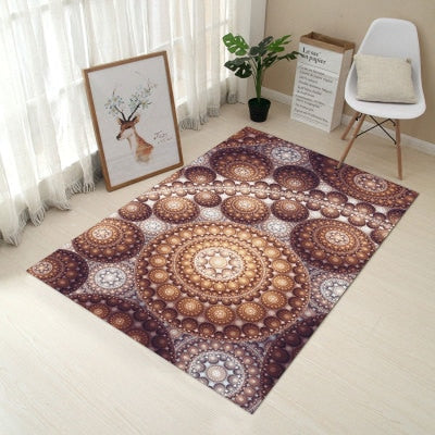 80*120cm Creative Europe Type 3D Printing Carpet  Hallway Doormat Anti