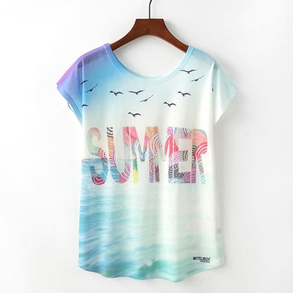 KaiTingu Summer Novelty Women T Shirt Harajuku Kawaii Cute Style Nice Cat