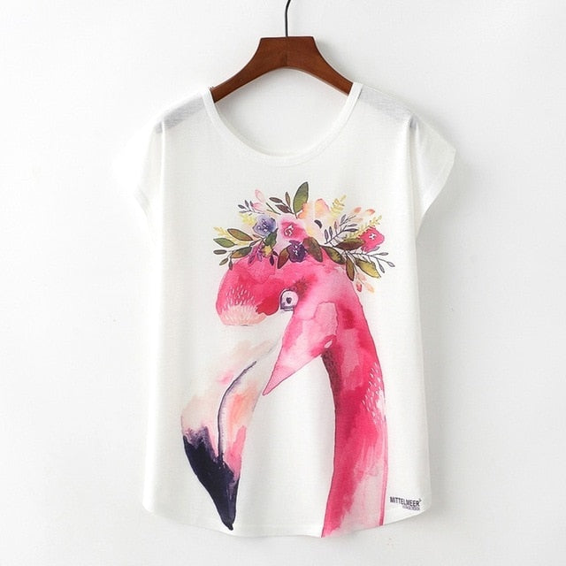 KaiTingu Summer Novelty Women T Shirt Harajuku Kawaii Cute Style Nice Cat