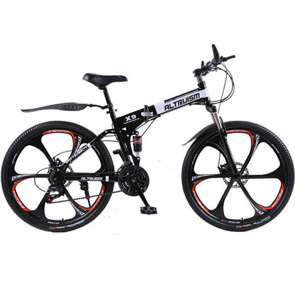Hot Sale Altruism Mountain Bikes 26-Inch Steel 21-Speed Bicycles X9 Dual Disc Brakes Variable Speed
