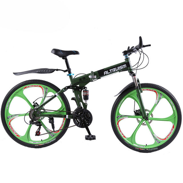Hot Sale Altruism Mountain Bikes 26-Inch Steel 21-Speed Bicycles X9 Dual Disc Brakes Variable Speed