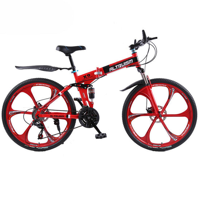 Hot Sale Altruism Mountain Bikes 26-Inch Steel 21-Speed Bicycles X9 Dual Disc Brakes Variable Speed