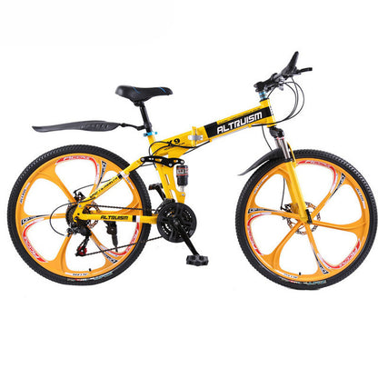 Hot Sale Altruism Mountain Bikes 26-Inch Steel 21-Speed Bicycles X9 Dual Disc Brakes Variable Speed