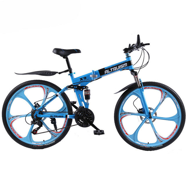 Hot Sale Altruism Mountain Bikes 26-Inch Steel 21-Speed Bicycles X9 Dual Disc Brakes Variable Speed