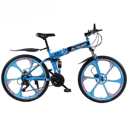 Hot Sale Altruism Mountain Bikes 26-Inch Steel 21-Speed Bicycles X9 Dual Disc Brakes Variable Speed