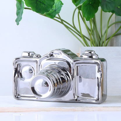 Minimalist ceramic camera ornaments Home Furnishing