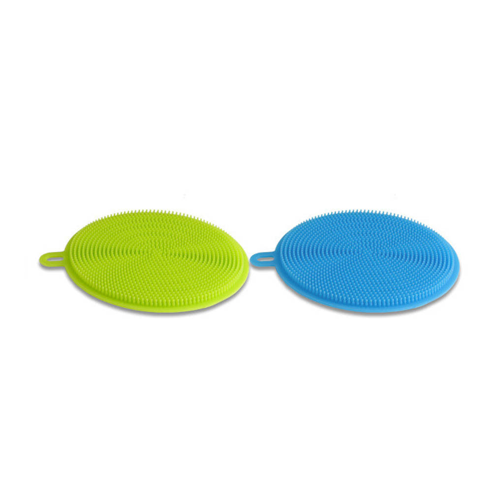 Food-grade Antibacterial Silicone Non Stick Dishwashing Dish Brush Sponge Towel