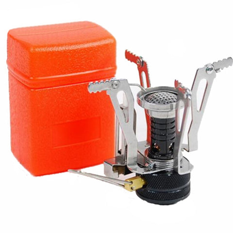 Mini Camping Stoves Folding Outdoor Gas Stove Portable Furnace Cooking Picnic Split Stoves  Cooker Burners