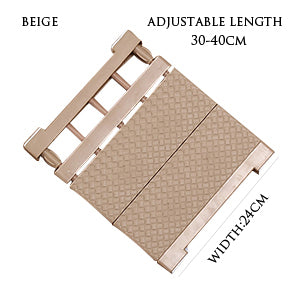 Adjustable Closet Organizer Storage Shelf Wall Mounted Kitchen Rack Space Saving