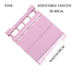 Adjustable Closet Organizer Storage Shelf Wall Mounted Kitchen Rack Space Saving