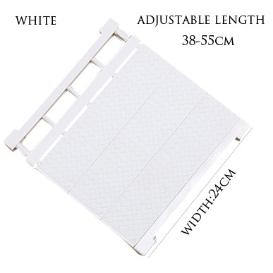 Adjustable Closet Organizer Storage Shelf Wall Mounted Kitchen Rack Space Saving