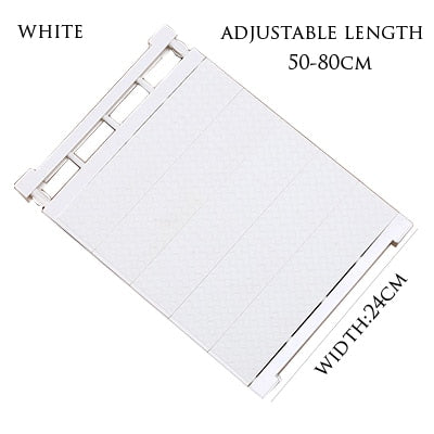 Adjustable Closet Organizer Storage Shelf Wall Mounted Kitchen Rack Space Saving
