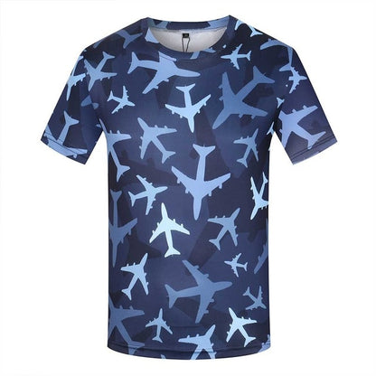 KYKU Brand World Map T-shirt Funny T Shirts Summer Fashion Anime Tshirt 3D T Shirt Mens