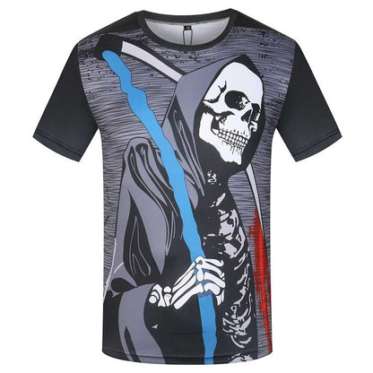 KYKU Brand World Map T-shirt Funny T Shirts Summer Fashion Anime Tshirt 3D T Shirt Mens