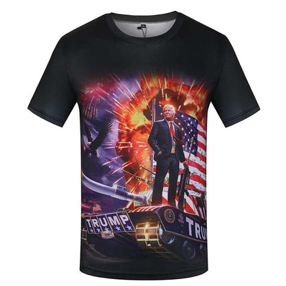 KYKU Brand World Map T-shirt Funny T Shirts Summer Fashion Anime Tshirt 3D T Shirt Mens
