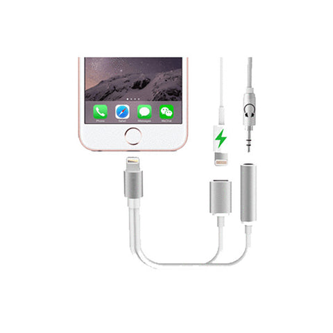 2 in 1 Earphone & Lightning Adapter for iPhone