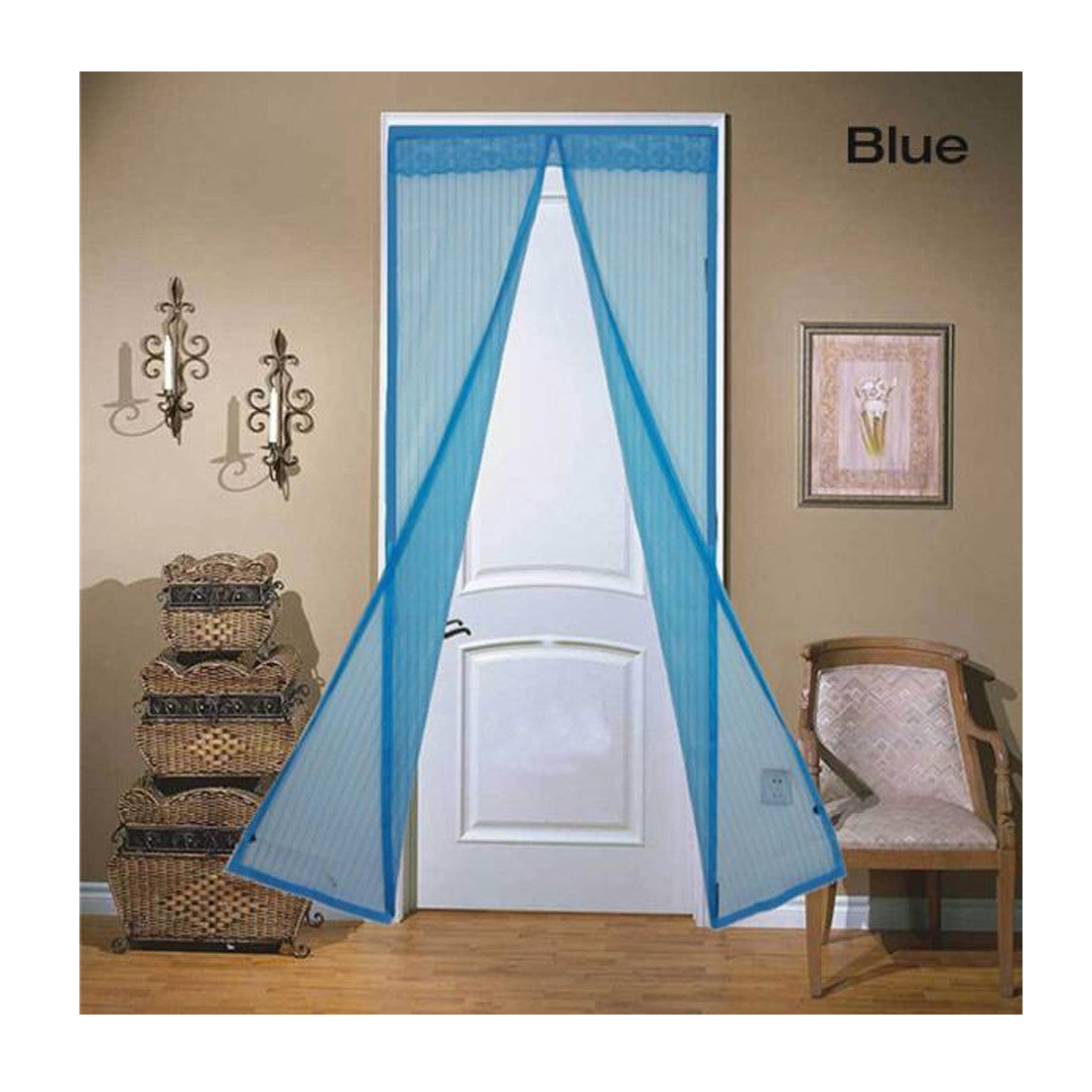Magnetic Mesh Insect Screen Door