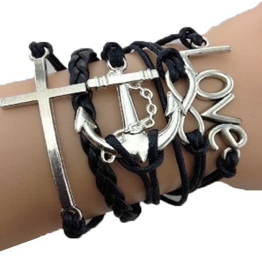 Love Infinity Anchor Cross