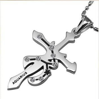 Titanium Zodiac Sign Pendants