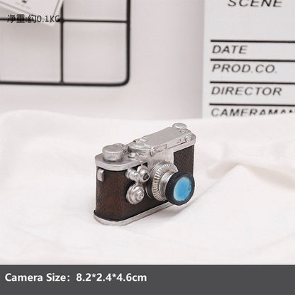 Creative MINI Retro Radio Pianos Cameras Telephone Model Antique