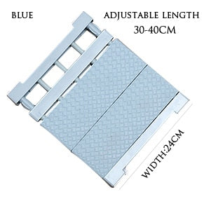 Adjustable Closet Organizer Storage Shelf Wall Mounted Kitchen Rack Space Saving