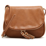 Hot Sale Tassel Women Bag Leather Handbags Cross Body Shoulder Bags Fashion
