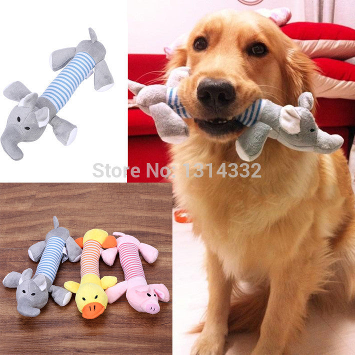 Free shipping Dog Pet Puppy Plush Sound Dog Toys Pet Puppy Chew Squeaker Squeaky - Shopy Max