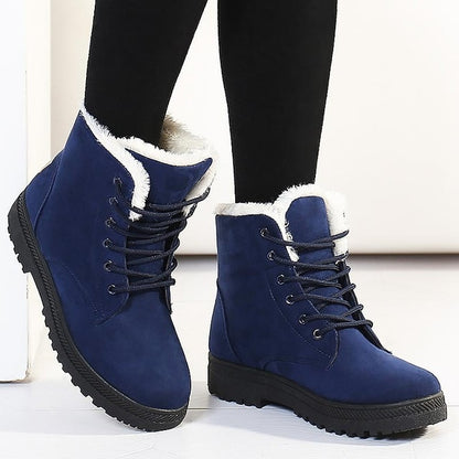 Snow boots 2018 classic heels suede women winter boots warm