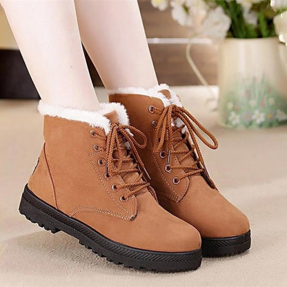 Snow boots 2018 classic heels suede women winter boots warm