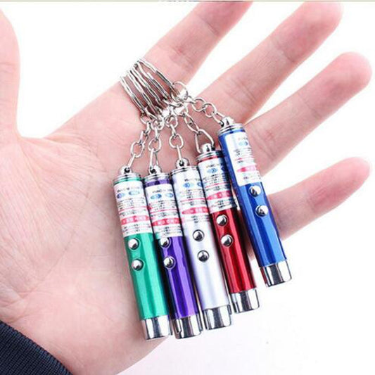 Random Color!! New Cool 2 In1 Red Laser Pointer Pen With White LED Light Childrens Play Cat Toy - Shopy Max