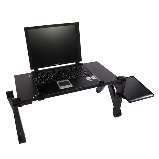 360 Adjustable Laptop Notebook Desk Table Stand Bed Tray foldable