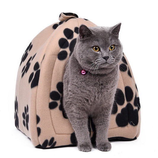 Wholesale Price Cat House and Pet Beds 5 Colors Beige and Red Purple, Khaki